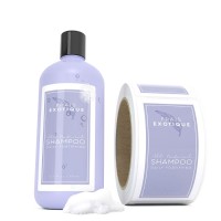 Shampoo Flasche Etikett Aufkleber Druck